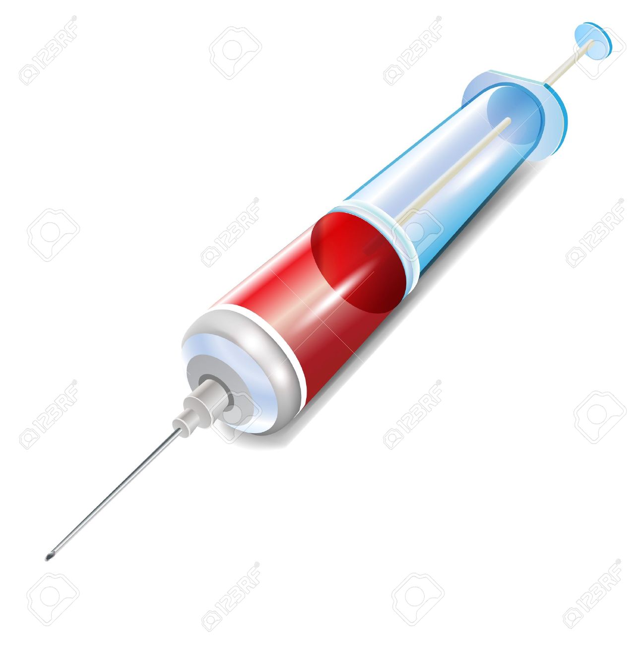 1294x1300 Blood Clipart Needle Shot