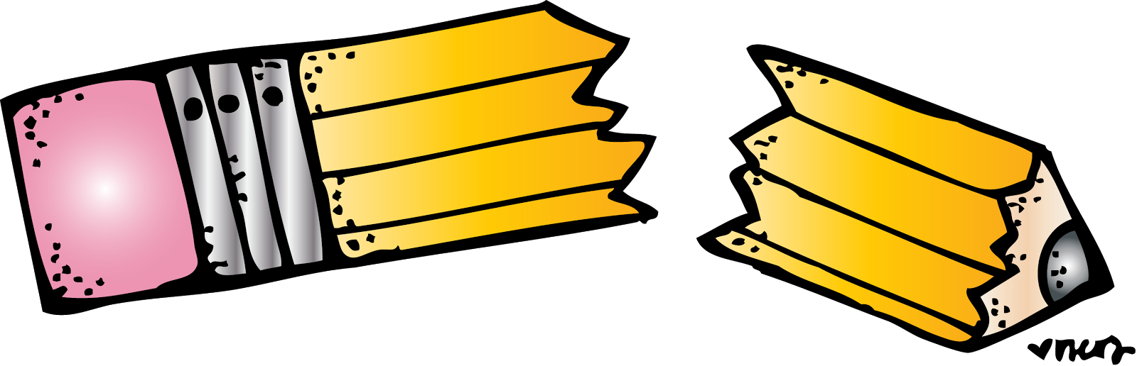 1600x516 Best Broken Pencil Clip Art