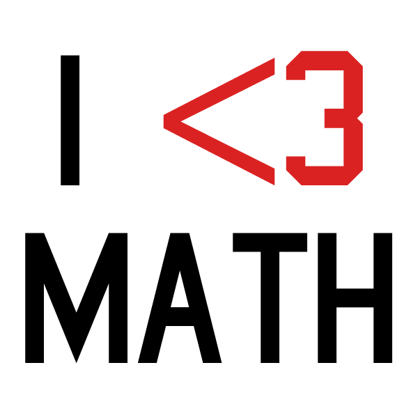 600x600 Best I Love Math Clipart