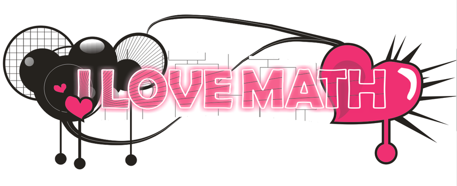 900x367 Free I Love Math Clipart Image