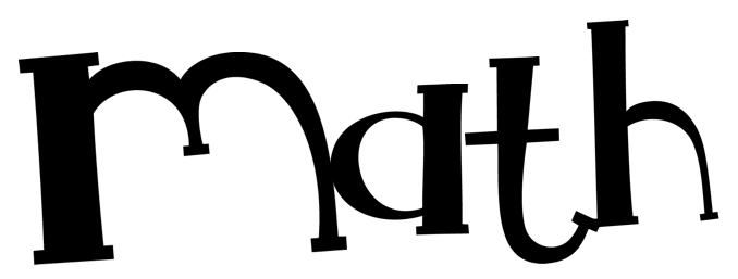 678x257 Best I Love Math Clipart