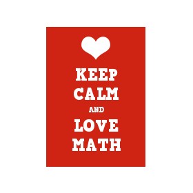 280x280 Keep Calm And Love Math