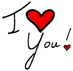 250x245 I Love You Clipart Animated