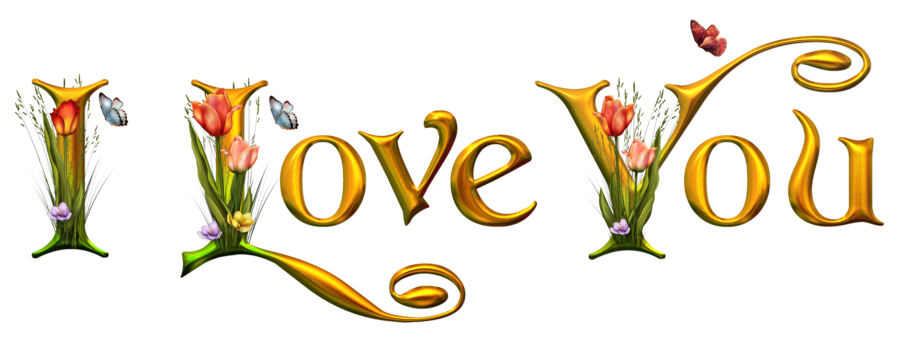 900x352 Animated Love You Clipart