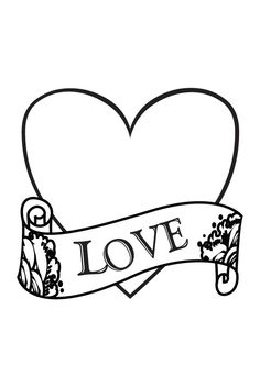 236x352 Coloring Pages That Say I Love You