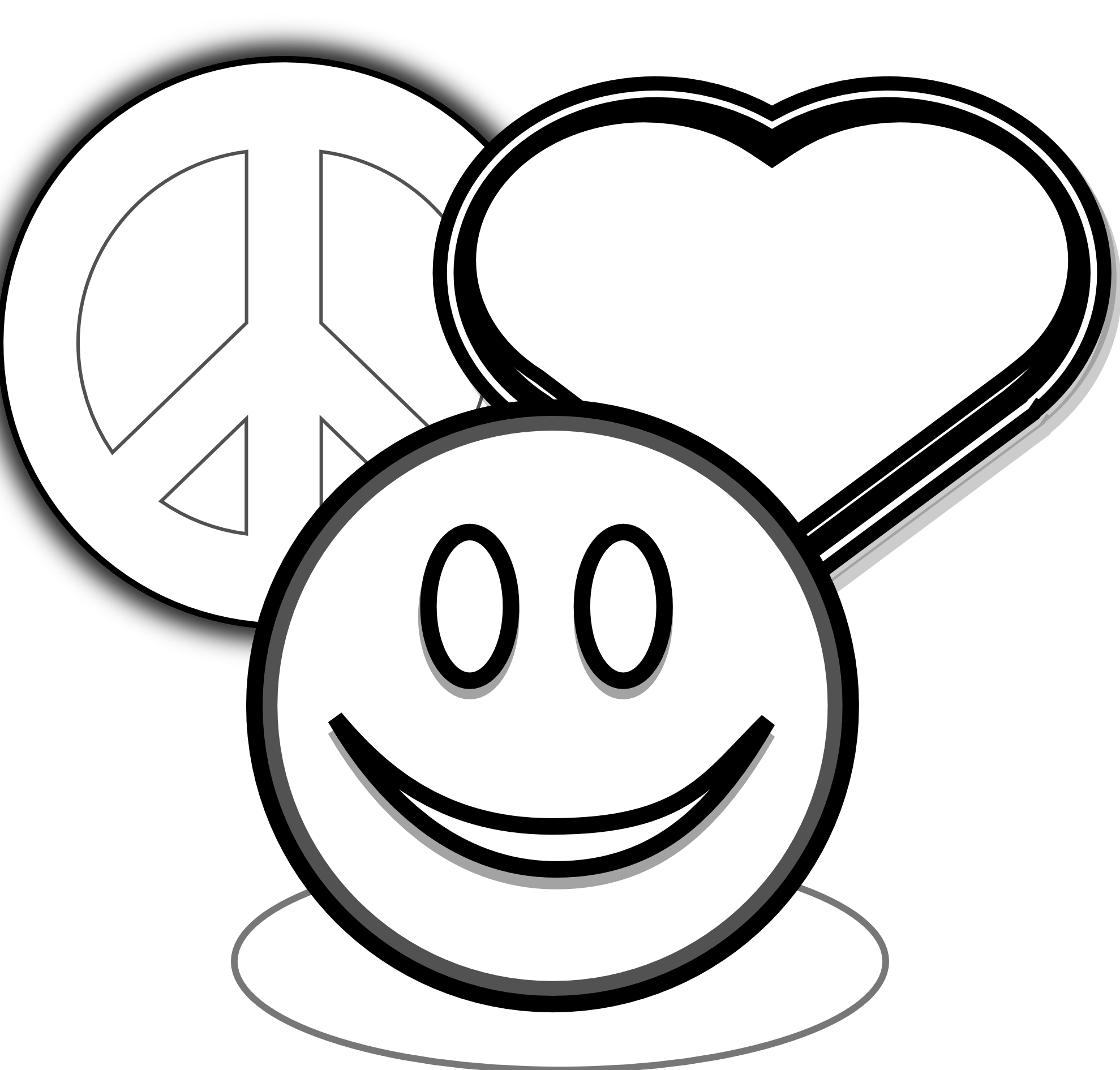 1979x1891 Peace Sign Coloring Pages