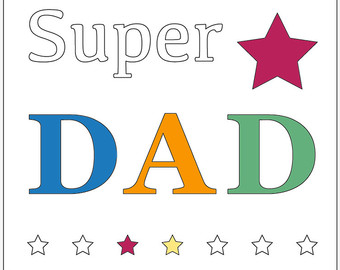 340x270 Dad Coloring Page Etsy