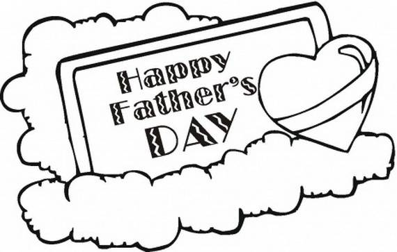 570x363 Daddy Coloring Pages For Kids On Father's Day