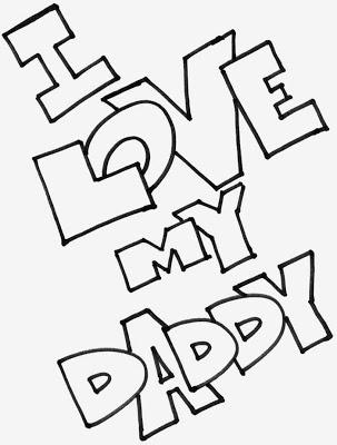 303x400 I Love You Dad Fathers Day Coloring Pages For Kids The Music Chamber