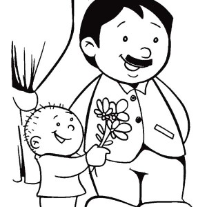 300x300 Best Dad I Love You Coloring Pages Best Place To Color
