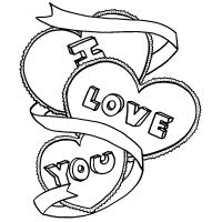 200x200 Love You Coloring Pages Valentines Day Heart Small Photoshot