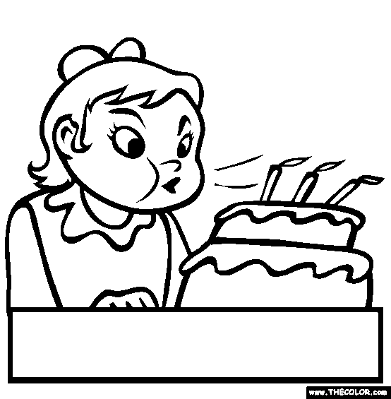554x565 Birthday Online Coloring Pages Page 1
