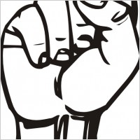 200x200 Sign Language S Fist Clip Art Clipart Panda