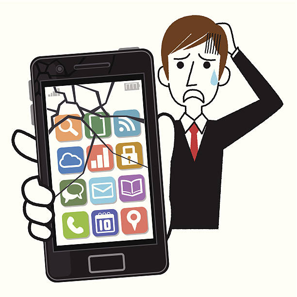 612x612 Broken Phone Clipart