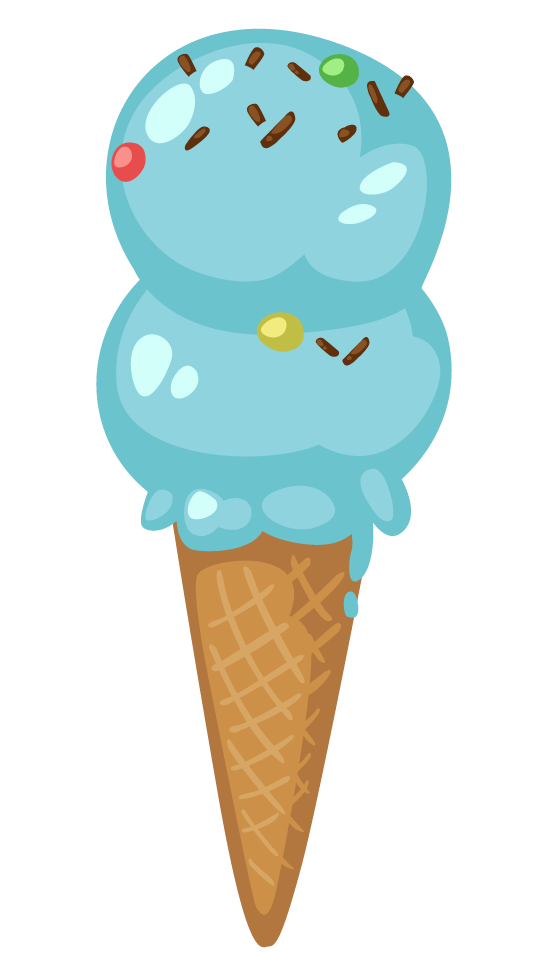 550x980 Vintage Ice Cream Clipart