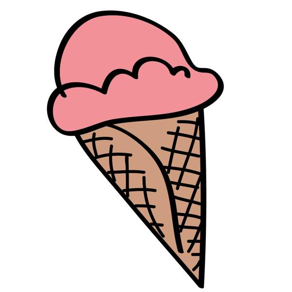 600x600 Ice Cream Clipart Simple