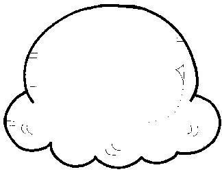 324x254 Ice Cream Black And White Clipart