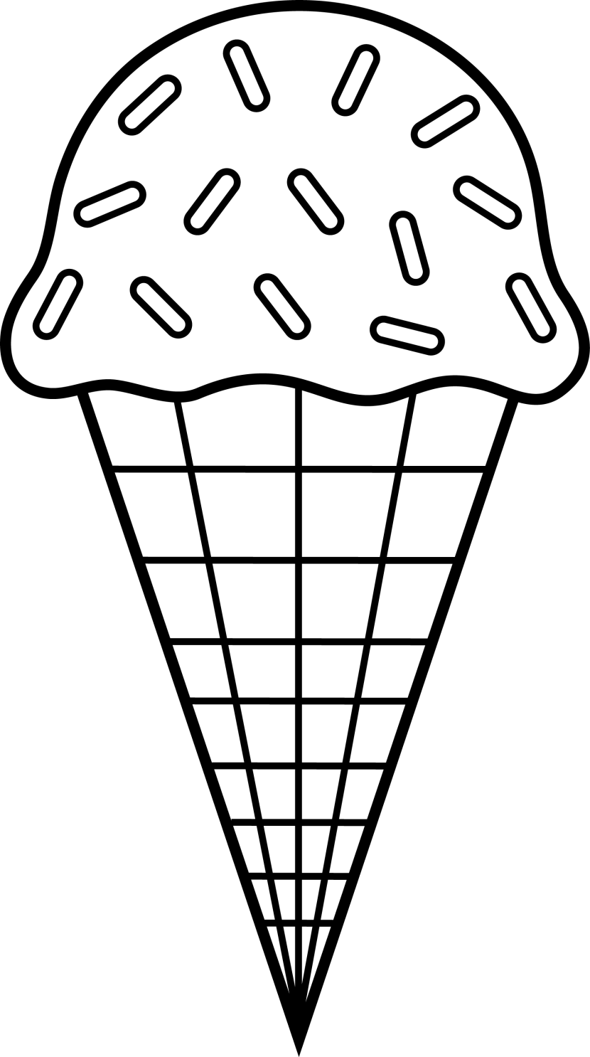 830x1486 Ice Cream Black And White Ice Cream Clipart Black And White 5