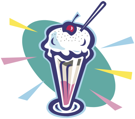 439x389 Ice Cream Party Clip Art