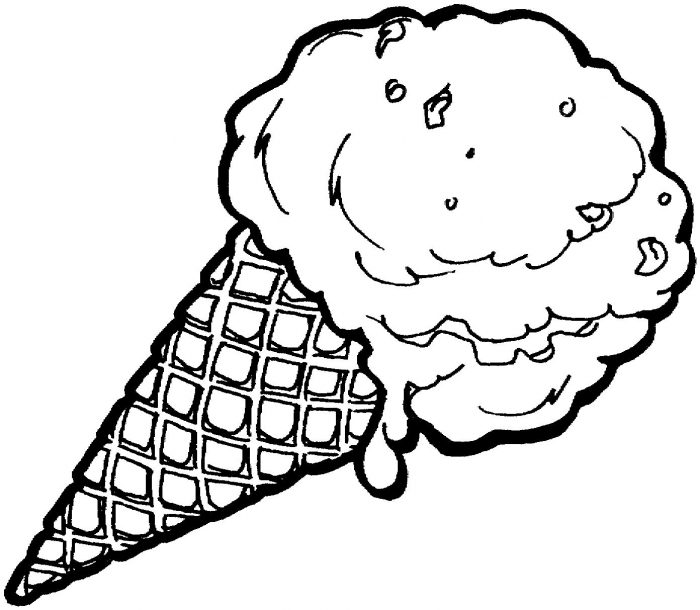 700x610 Ice Cream Coloring Pages Captures Fine