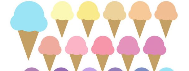 Ice Cream Cones Clipart