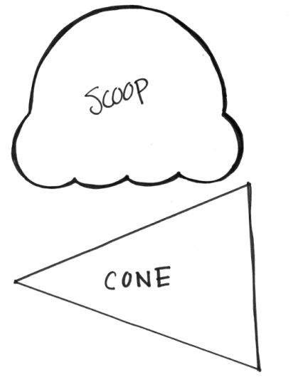 Ice Cream Scoop Template