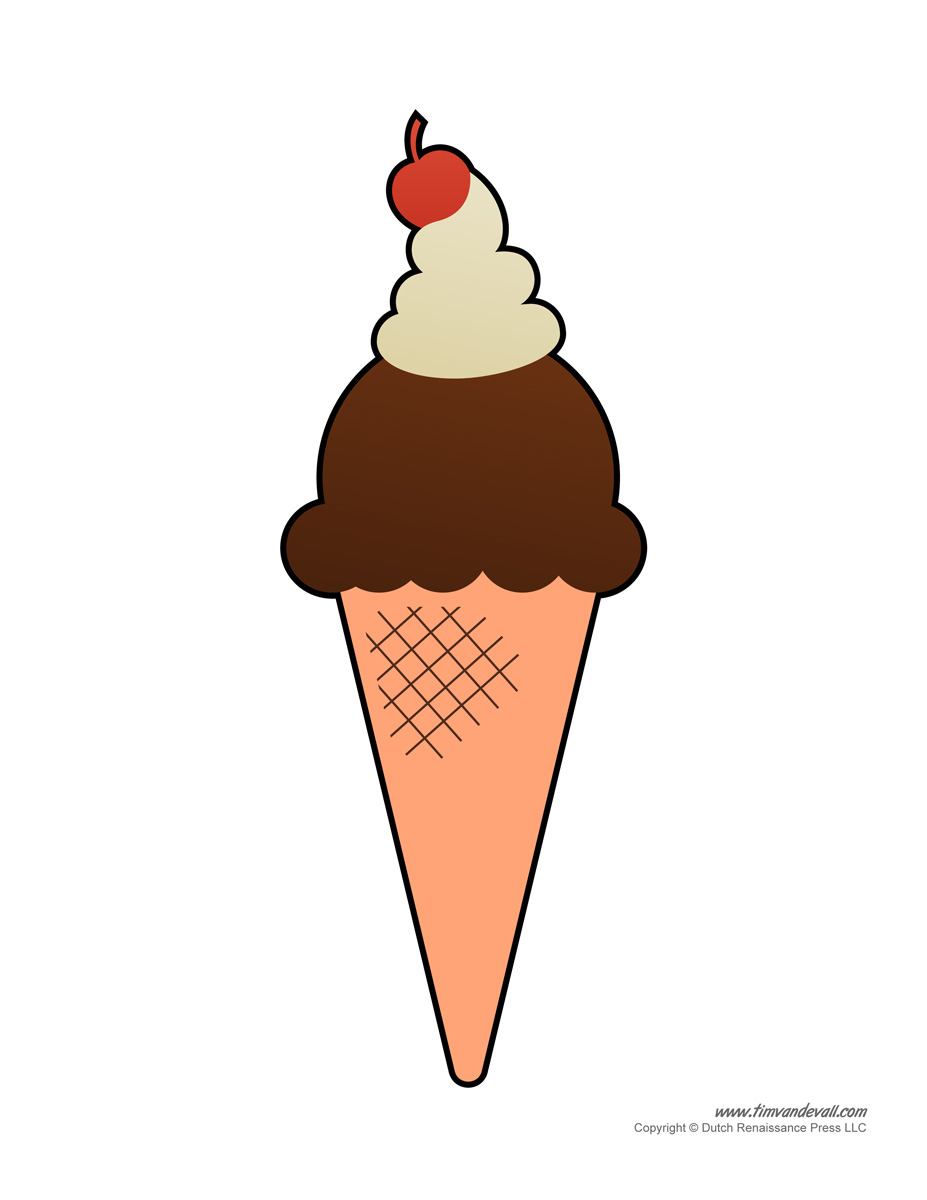 927x1200 Ice Cream Templates And Coloring Pages For An Ice Cream Party