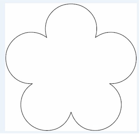 595x569 Flower Template Svg Cut Files