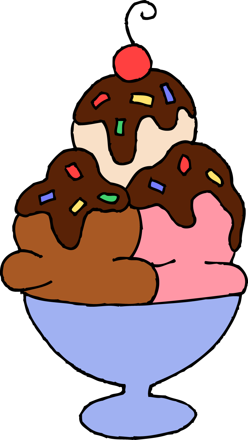 830x1469 Ice Cream Social Clip Art