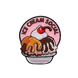 250x250 Ice Cream Social Fun Patch