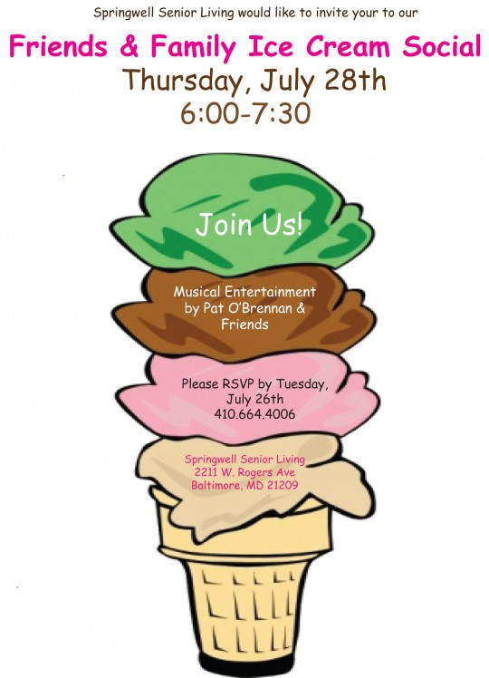 540x748 Join Us For An Ice Cream Social July 28th! Springwell Senior Living