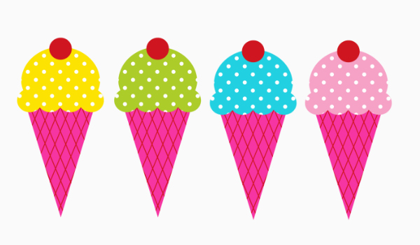 600x351 Ice Cream Border Clipart