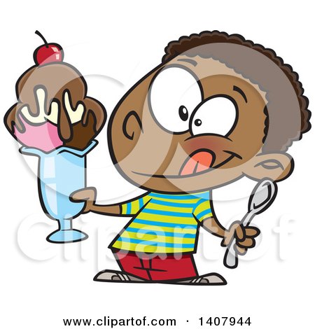 450x470 Royalty Free Vector Clip Art Illustration Of An Ice Cream Sundae