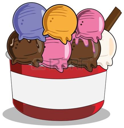 435x450 Sundae Clipart Fruit