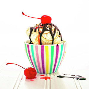 300x300 Ice Cream Sundae Art Fine Art America