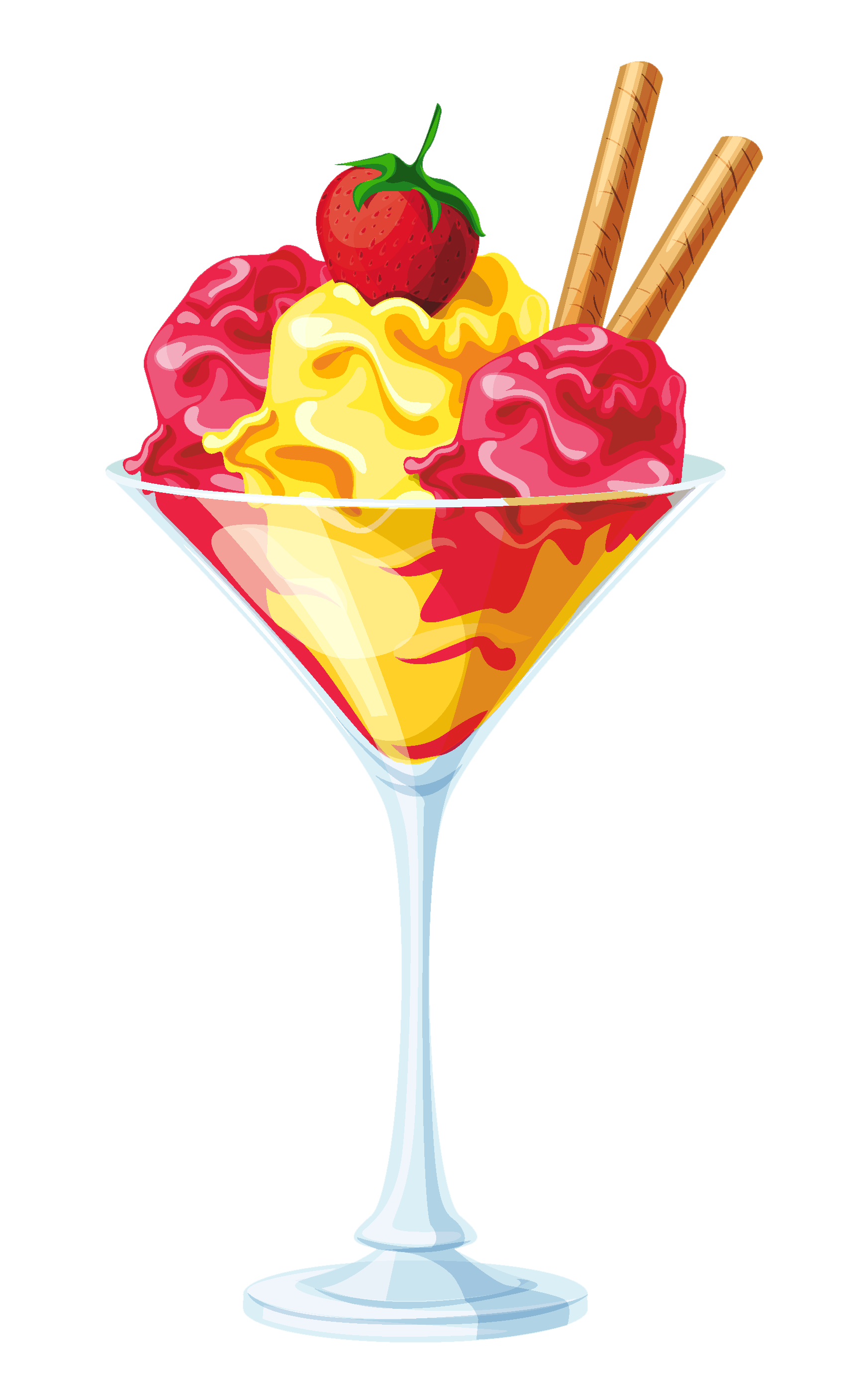 1703x2764 Yellow Red Ice Cream Sundae Transparent Pictureu200b Gallery