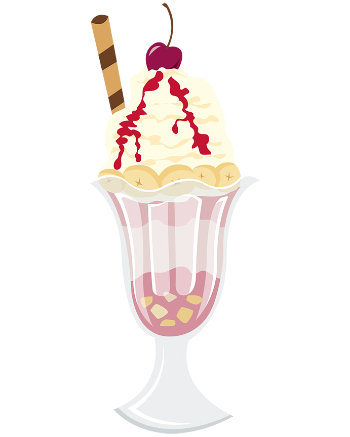 691x864 Ice Cream Sundaes