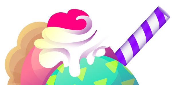 600x297 How To Draw A Colorful, Tasty, Ice Cream, Sundae In Adobe Illustrator