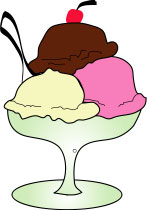 147x210 Sundae Clipart Border