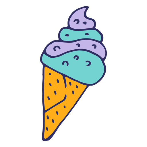 512x512 Ice Cream Cartoon Illustration
