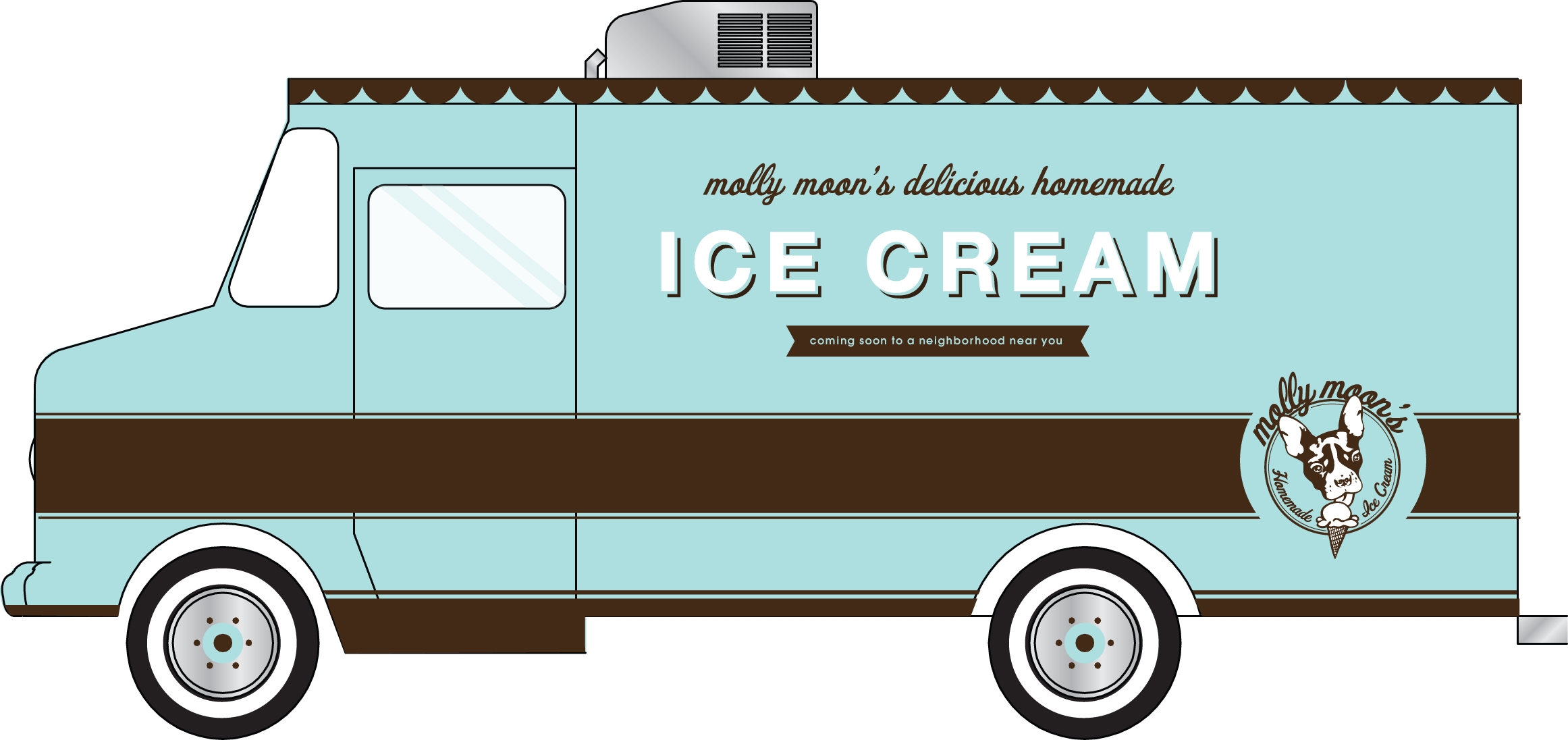 2323x1096 Ice Cream Truck Clip Art