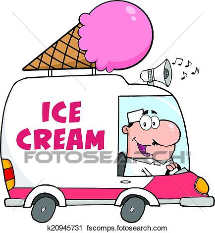 434x470 Ice Cream Truck Clip Art Eps Images. 747 Ice Cream Truck Clipart