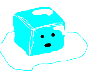 300x250 Ice Cube Clip Art Person