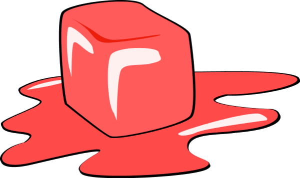 600x357 Melting Ice Cube Vector Clip Art