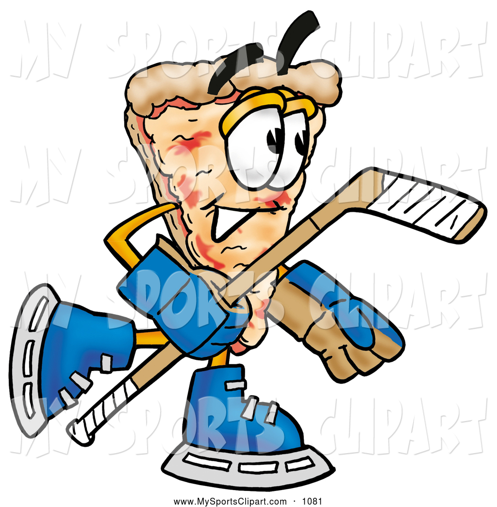 1024x1044 Sports Clip Art Of A Grinning Slice Of Pizza Mascot Cartoon