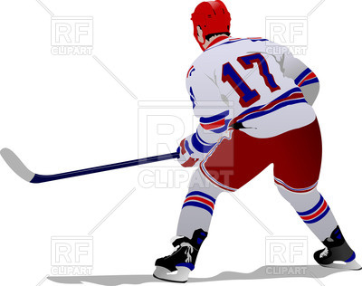 400x316 Standing Ice Hockey Player