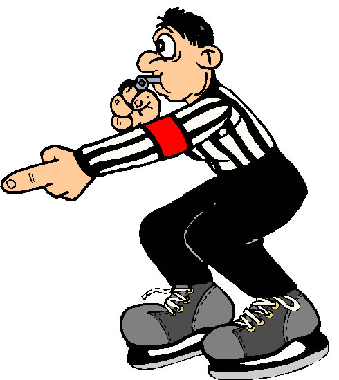 490x549 Cartoon Hockey Player Clipart