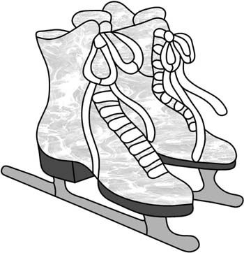 Ice Skates Clipart