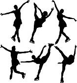 157x170 Ice Skating Clip Art