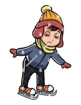 277x357 Ice Skating Clipart
